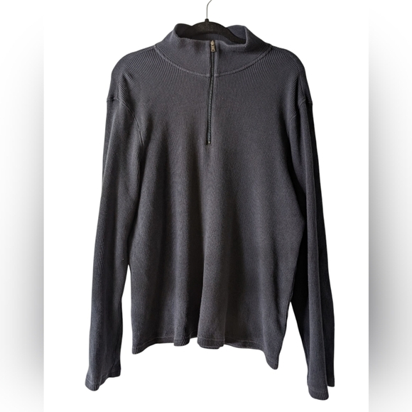 Michael Kors Other - Michael Kors Men's Navy Blue Quarter Zip-Up Sweater